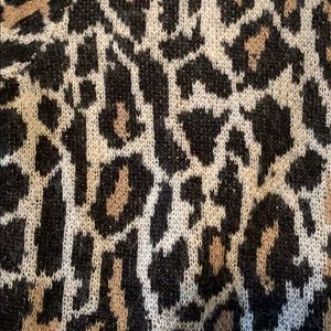 Joie Sweaters - Joie leopard print zip front sweater Joie Sweaters - Joie leopard print zip front sweater